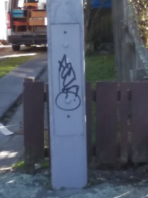 Graffiti, a report photo