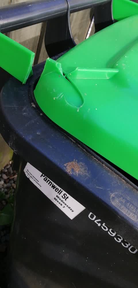 Rubbish/Recycling, a report photo