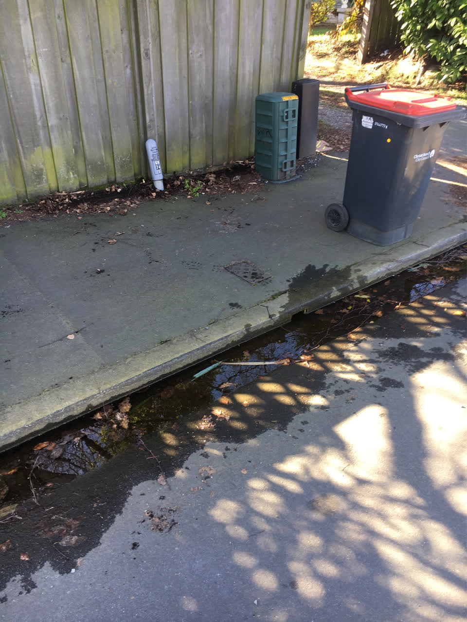 The photograph attached to this water supply report