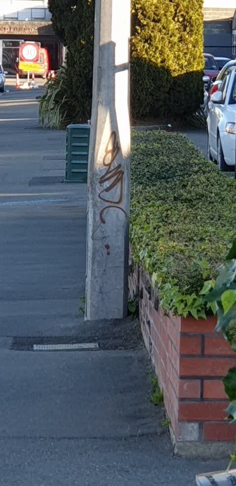 Graffiti, a report photo