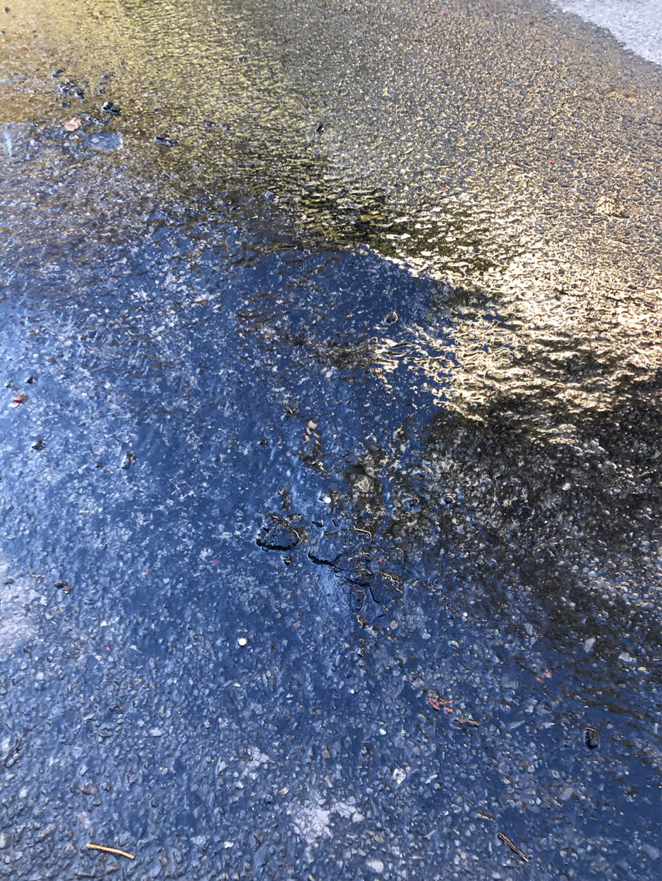 The photograph attached to this wastewater/stormwater report