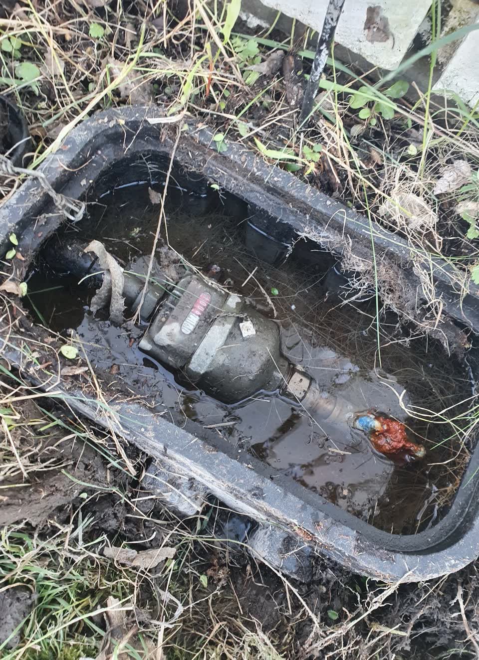 The photograph attached to this water supply report