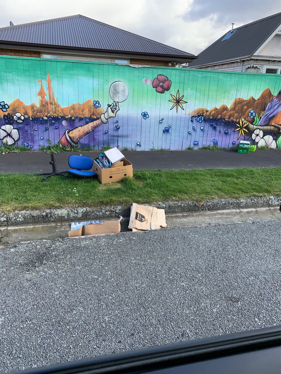 The photograph attached to this rubbish/recycling report