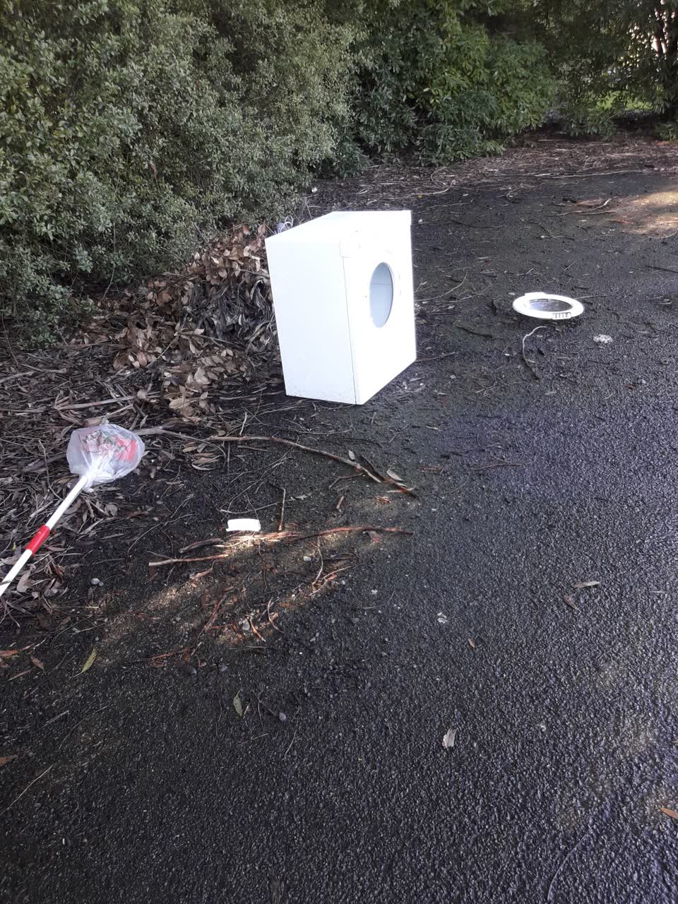 The photograph attached to this rubbish/recycling report