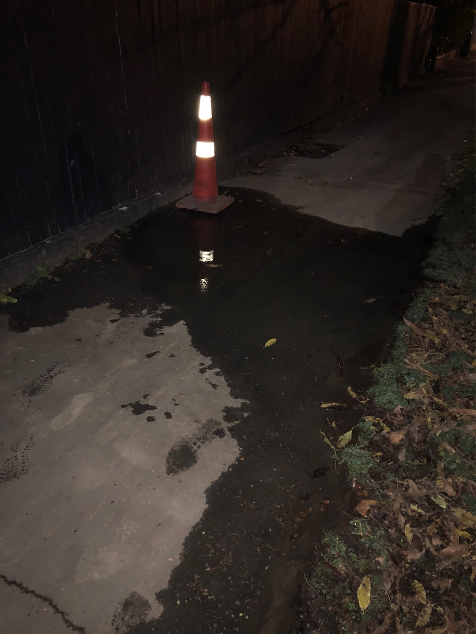 The photograph attached to this water supply report