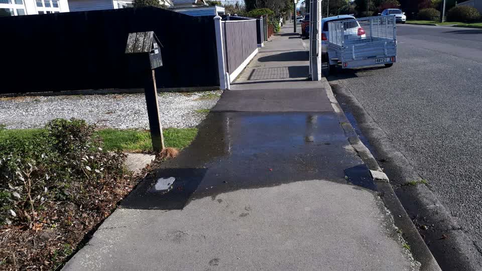 The photograph attached to this water supply report