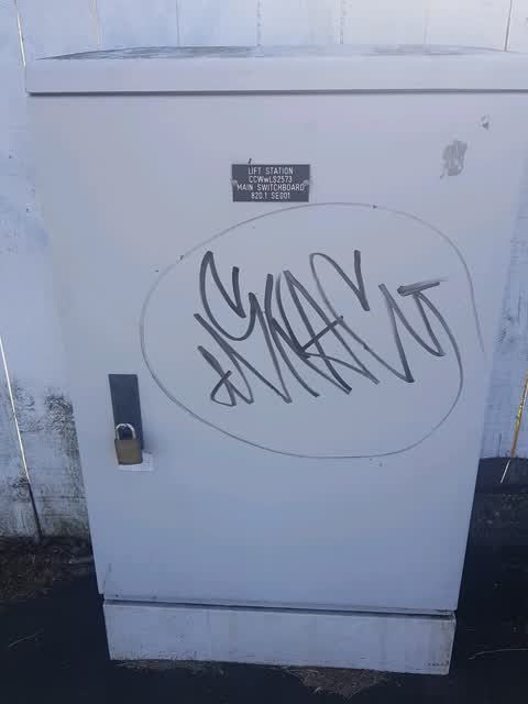Graffiti, a report photo
