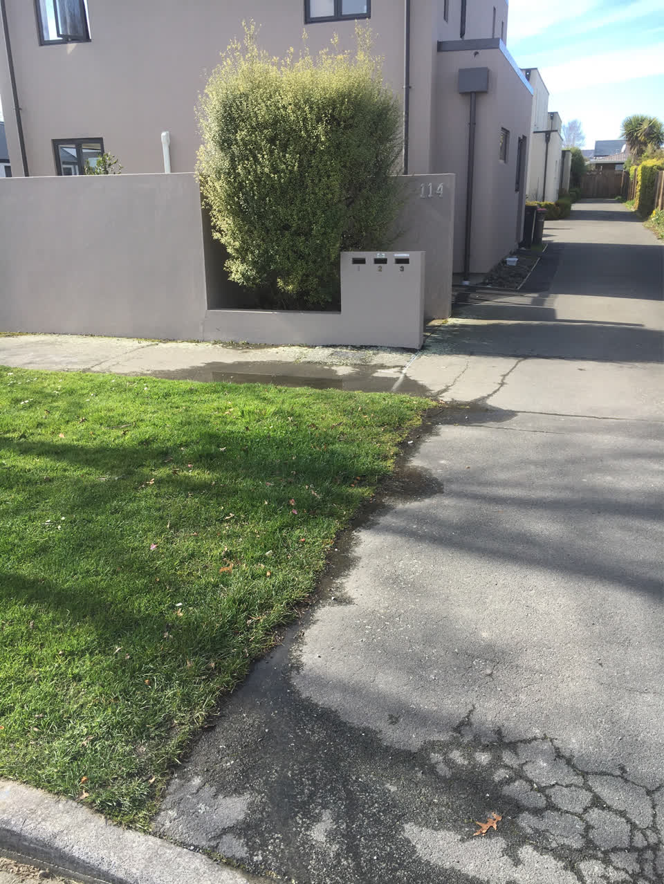 The photograph attached to this water supply report