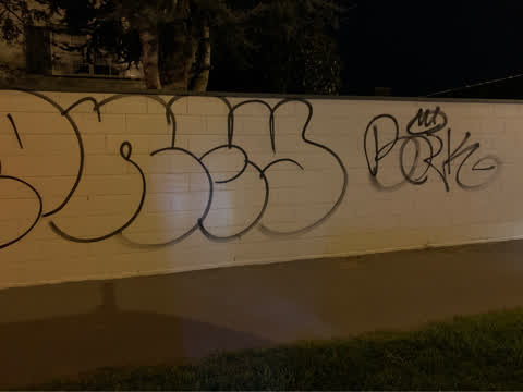 Graffiti, a report photo