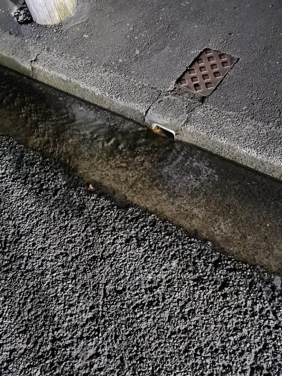 The photograph attached to this wastewater/stormwater report