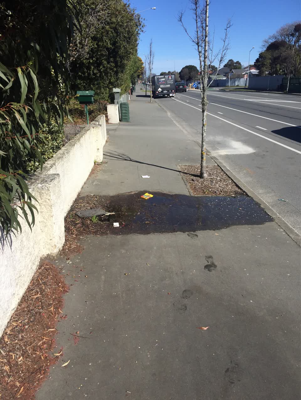 The photograph attached to this water supply report