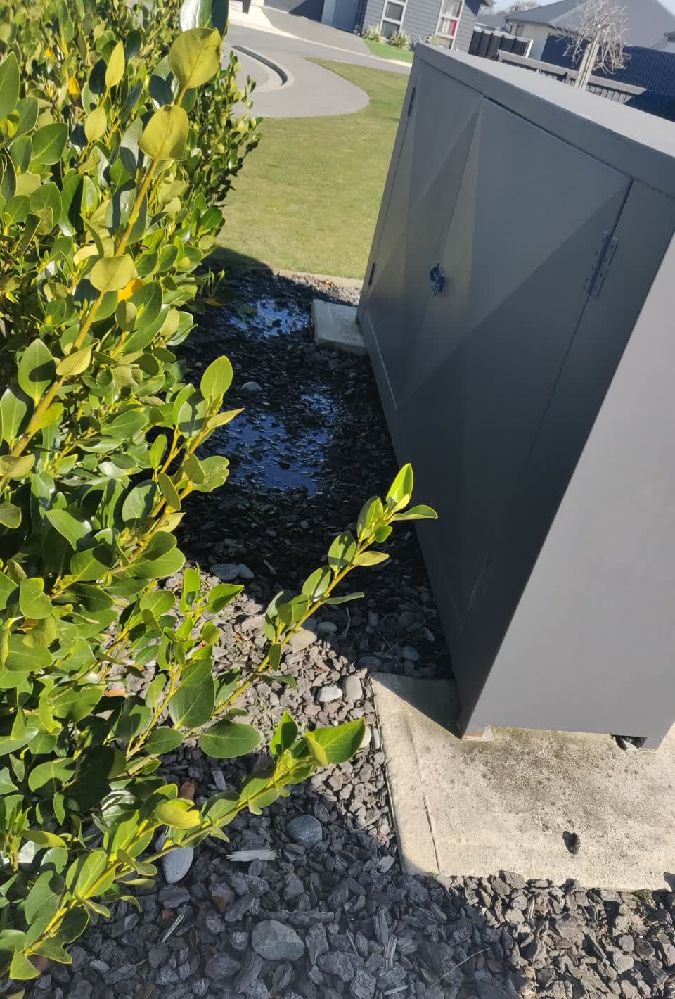 The photograph attached to this flooding report