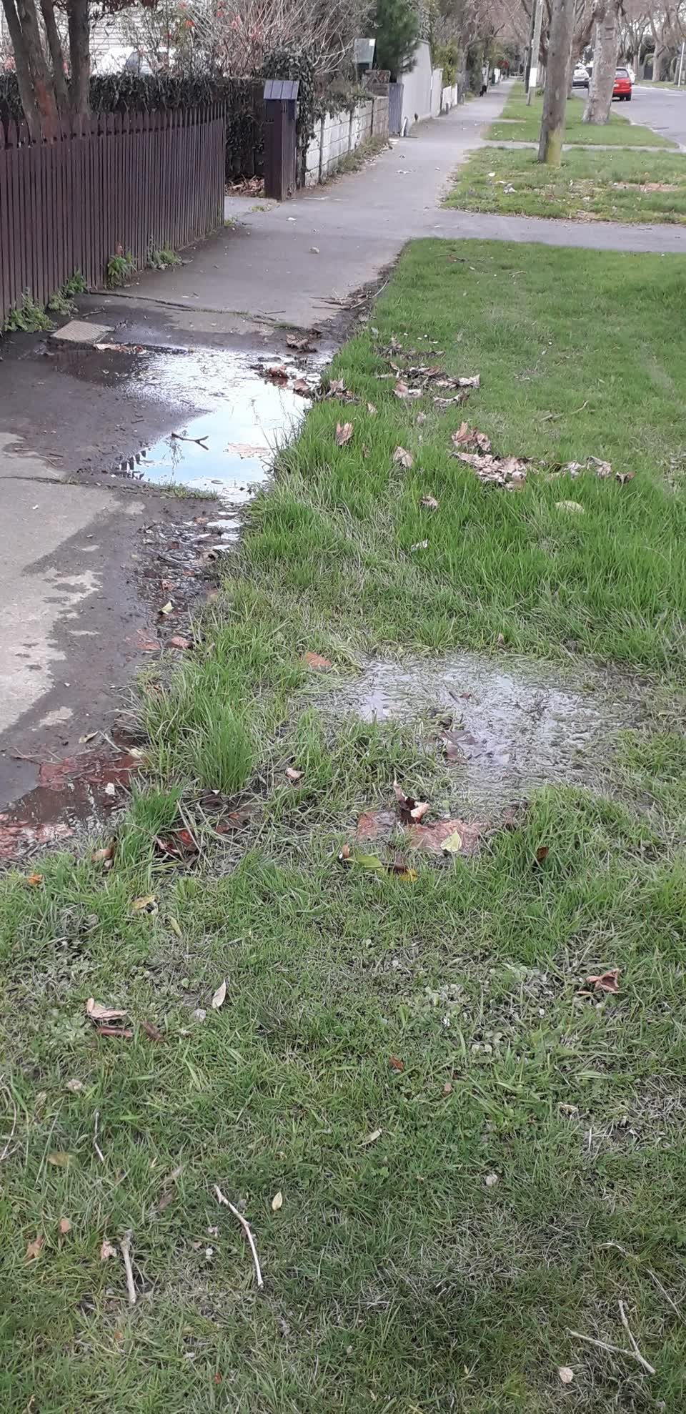 The photograph attached to this water supply report