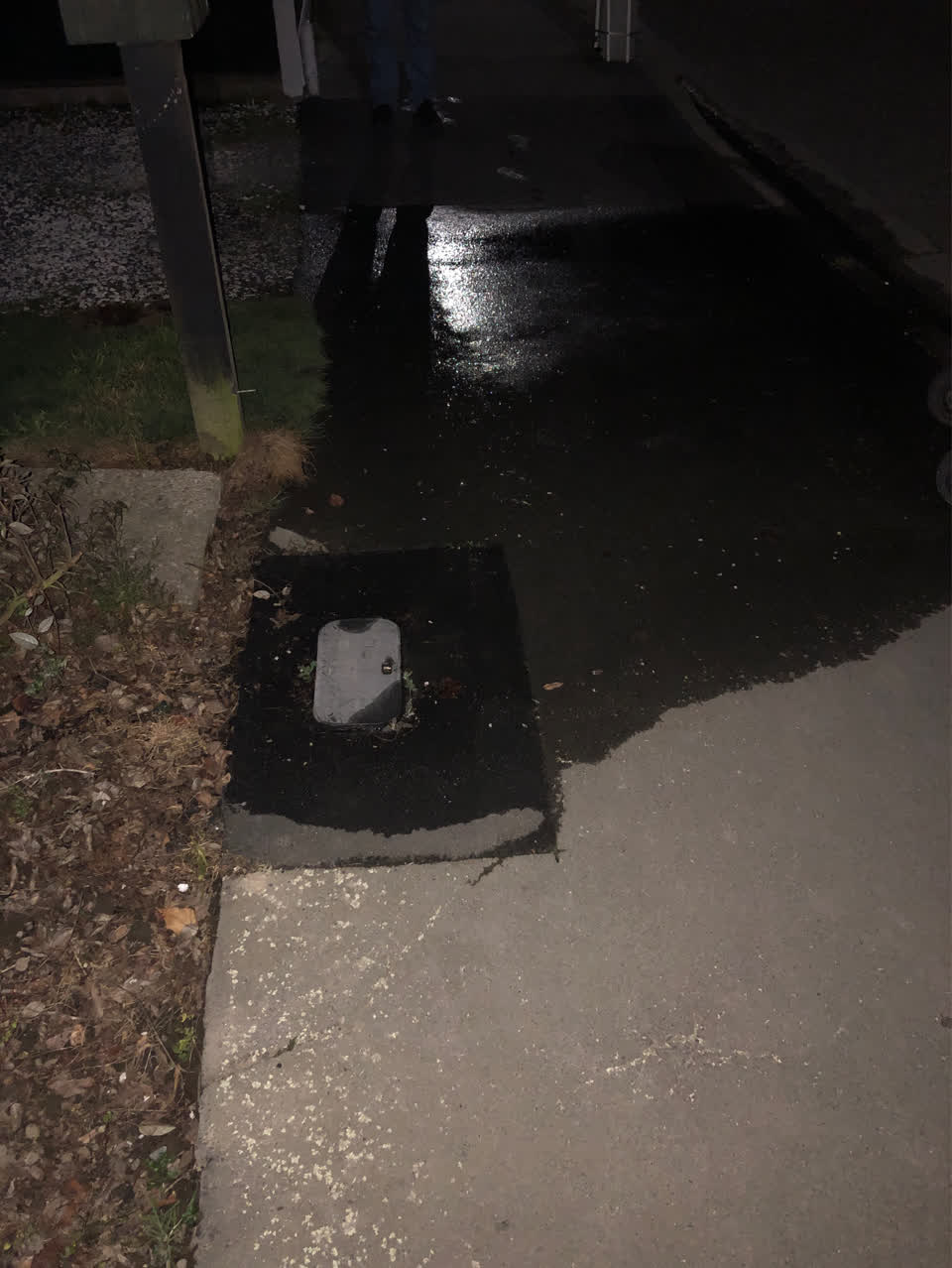 The photograph attached to this water supply report
