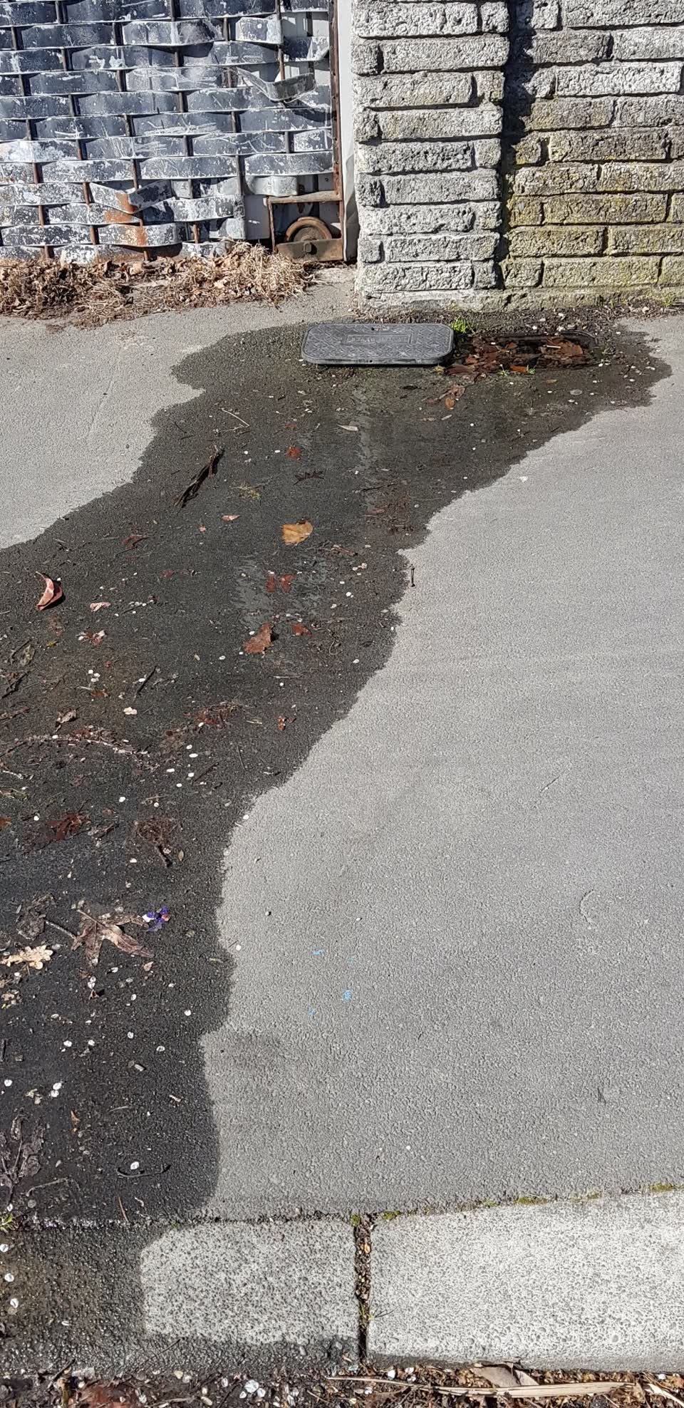 The photograph attached to this water supply report