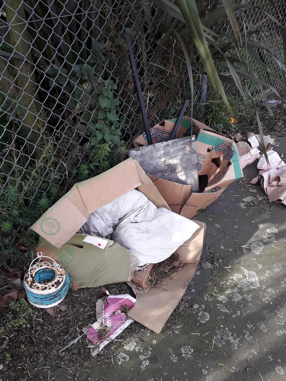 The photograph attached to this rubbish/recycling report