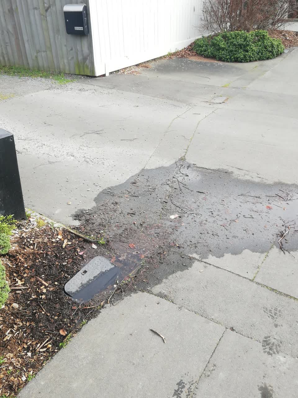 The photograph attached to this water supply report