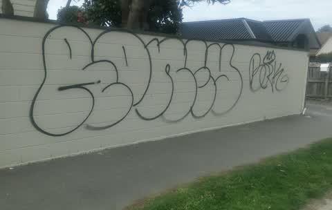 Graffiti, a report photo