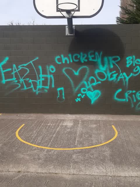Graffiti, a report photo