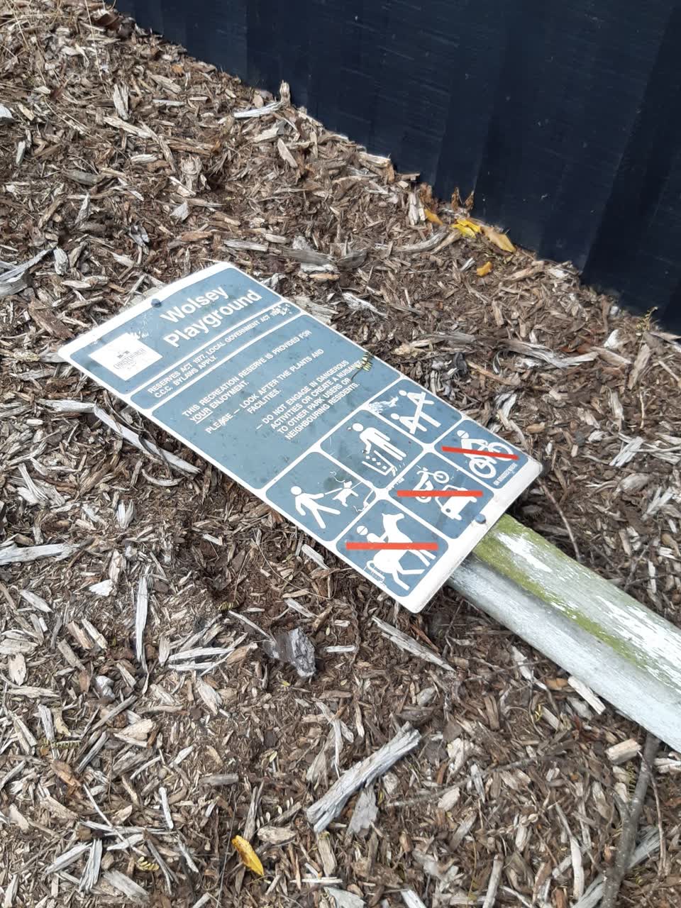 The photograph attached to this parks report