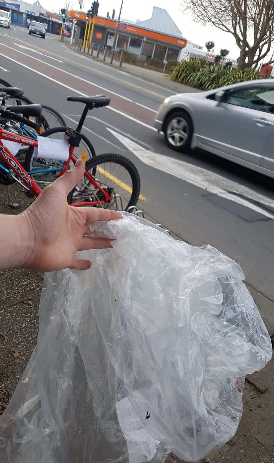 The photograph attached to this rubbish/recycling report
