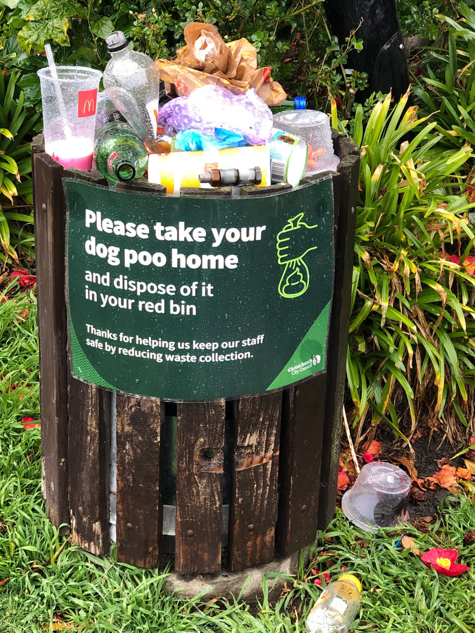 The photograph attached to this parks report