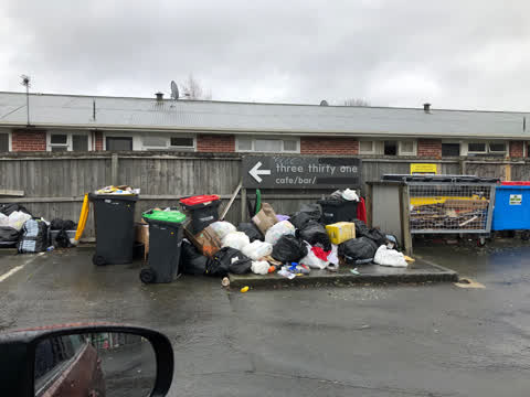Rubbish/Recycling, a report photo
