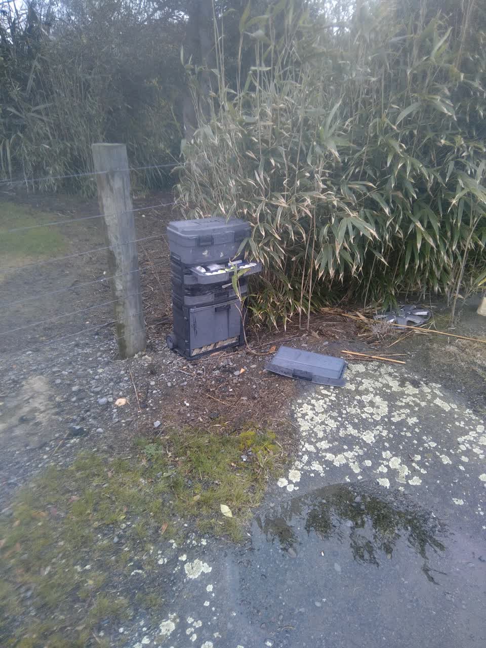 The photograph attached to this rubbish/recycling report