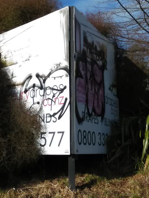 Graffiti, a report photo