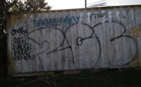 Graffiti, a report photo