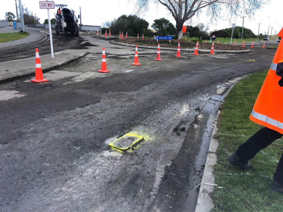 The photograph attached to this water supply report