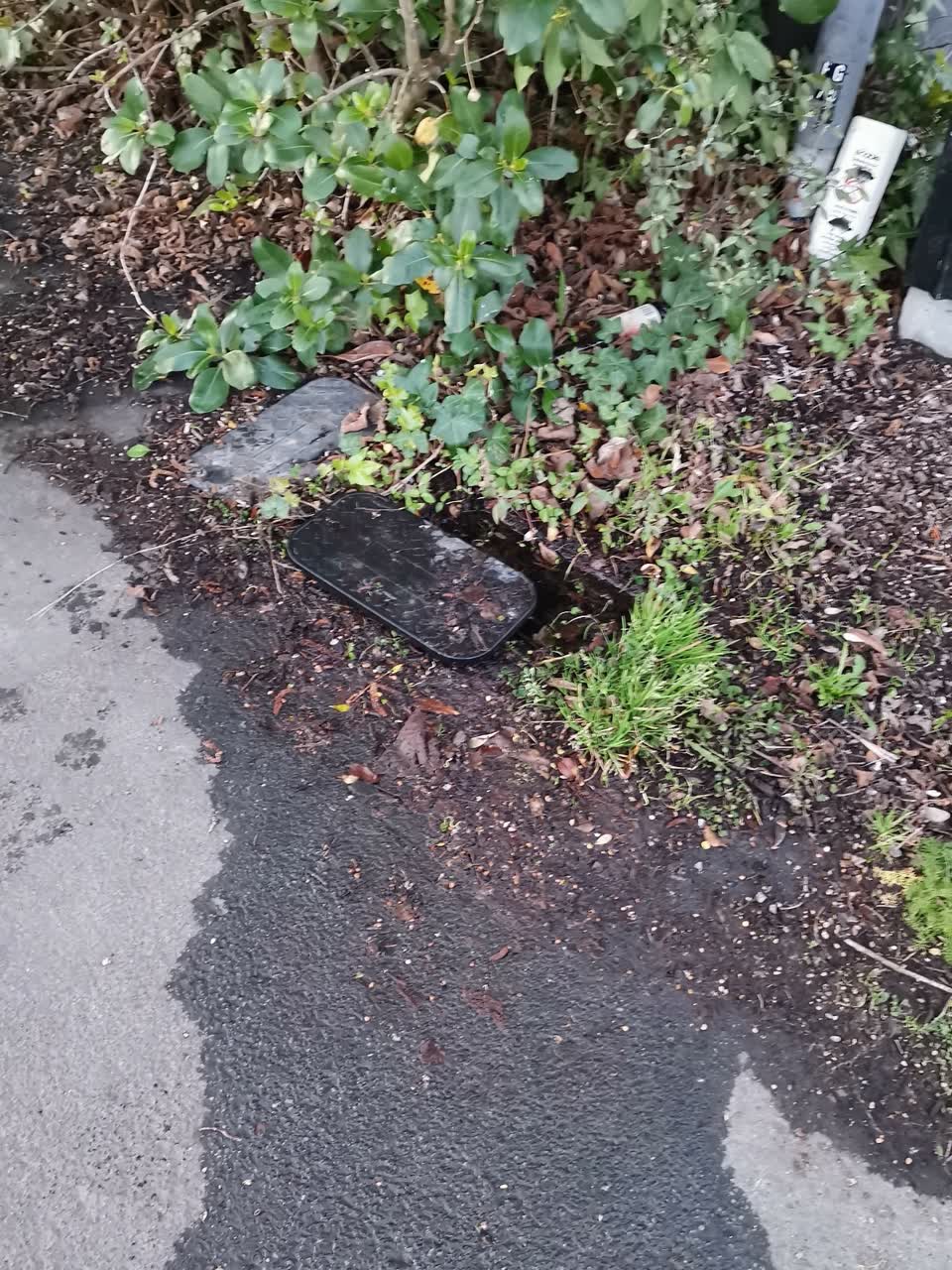The photograph attached to this wastewater/stormwater report