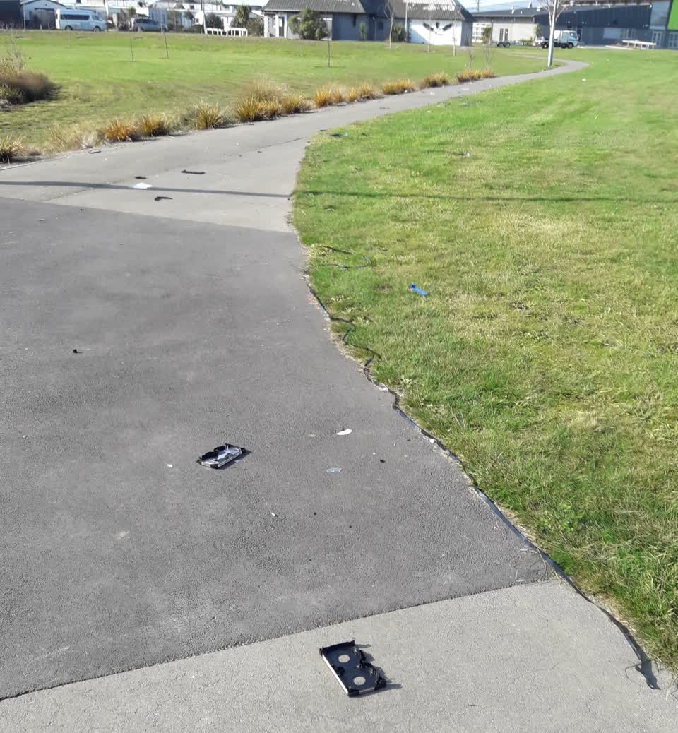 The photograph attached to this parks report