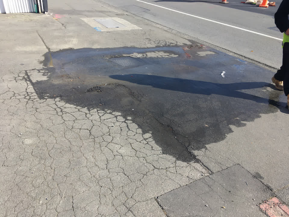 The photograph attached to this water supply report