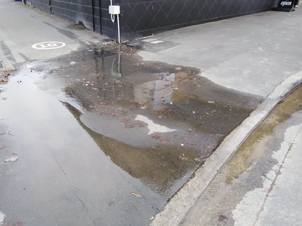 The photograph attached to this water supply report