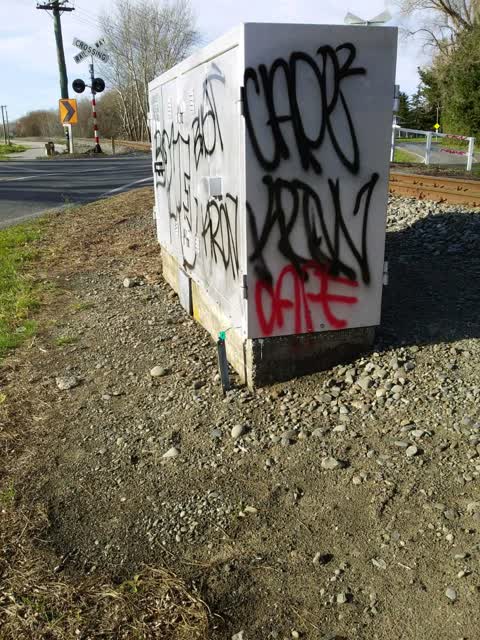 Graffiti, a report photo