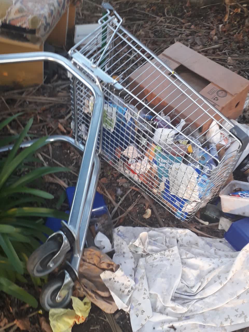 The photograph attached to this rubbish/recycling report