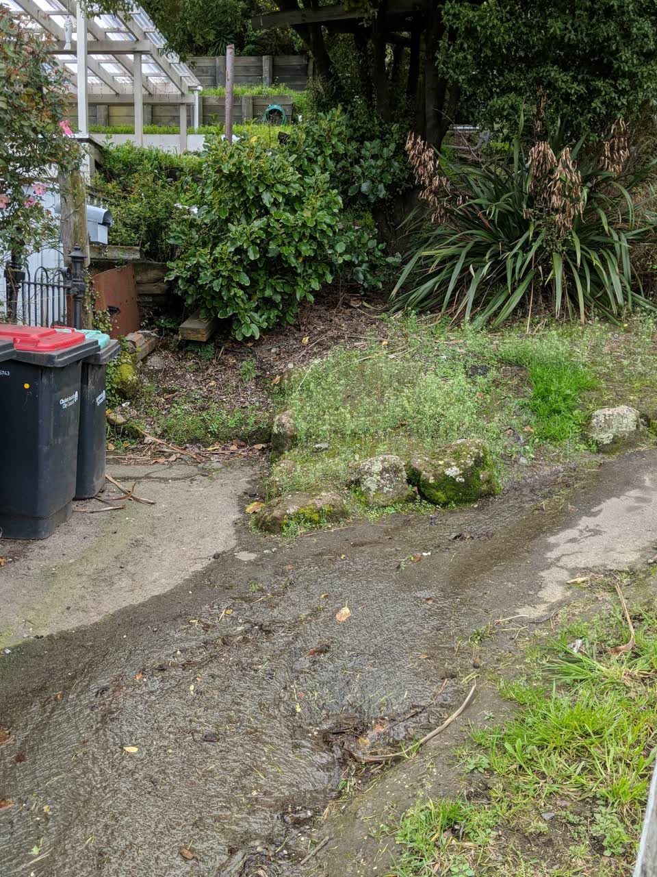 The photograph attached to this water supply report