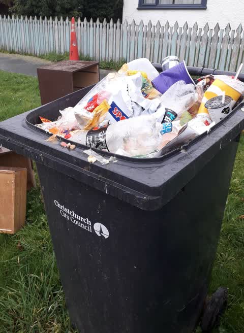 Rubbish/Recycling, a report photo