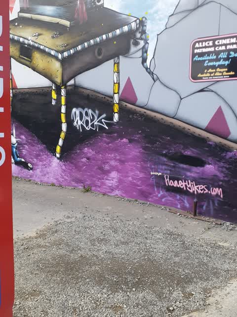 Graffiti, a report photo
