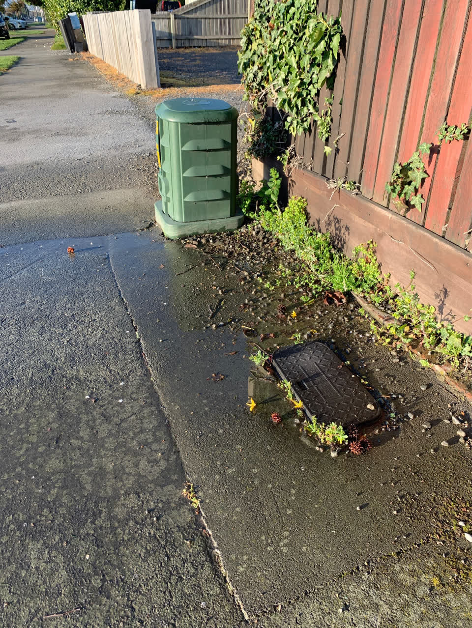 The photograph attached to this water supply report