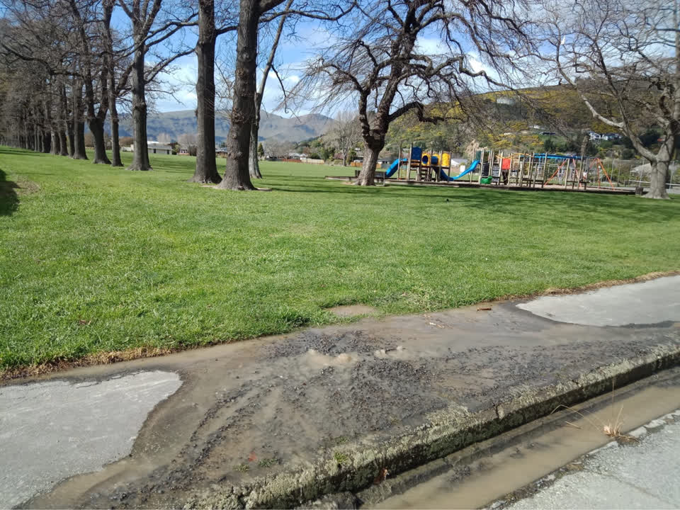 The photograph attached to this wastewater/stormwater report