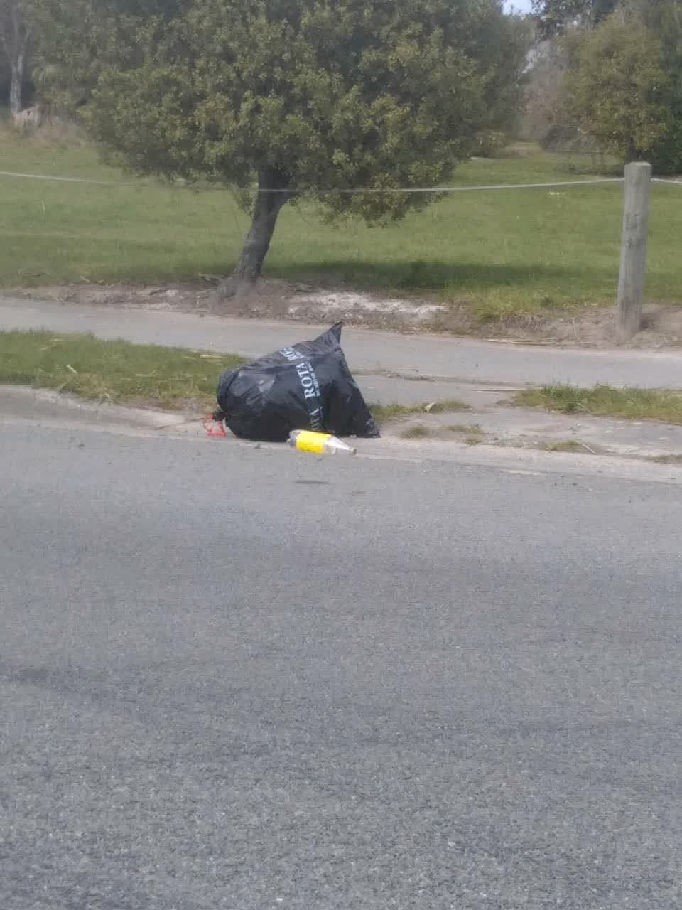 The photograph attached to this rubbish/recycling report