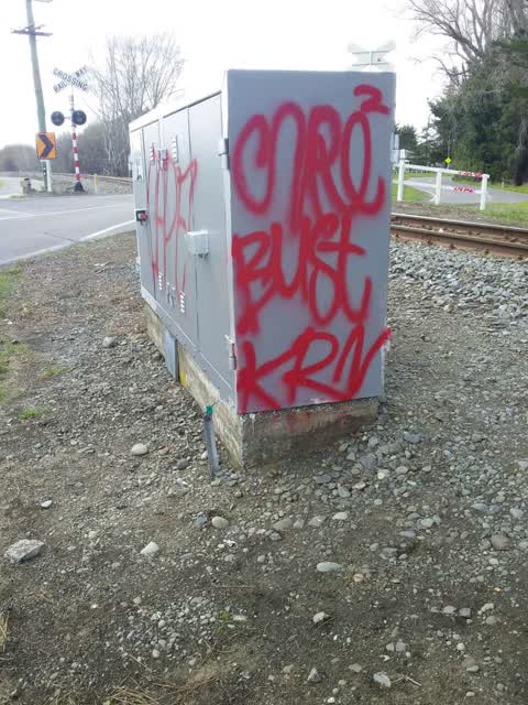 Graffiti, a report photo