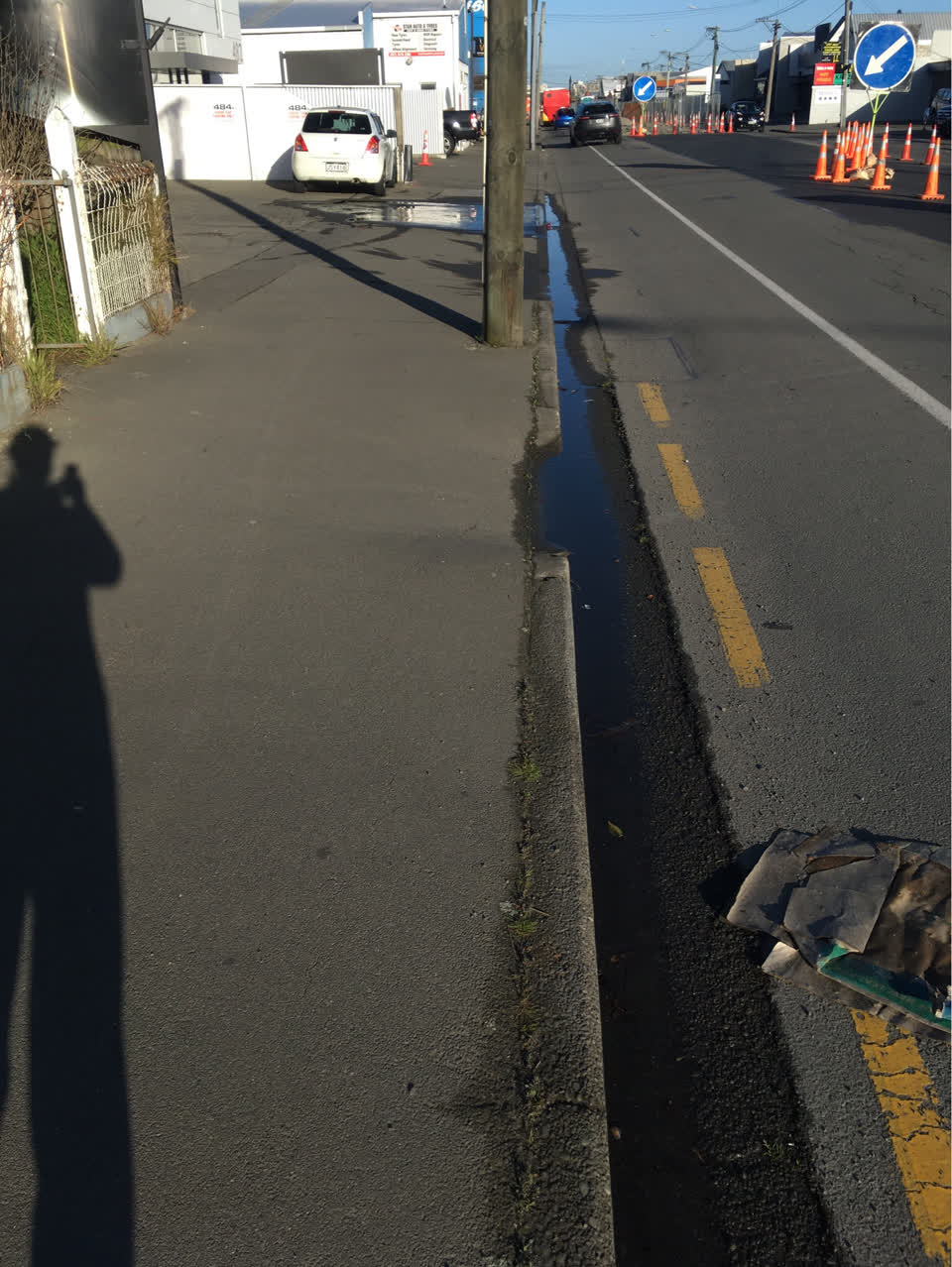 The photograph attached to this water supply report