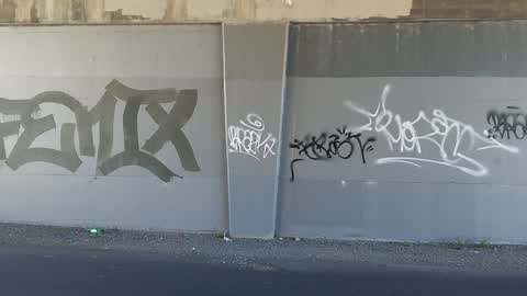Graffiti, a report photo
