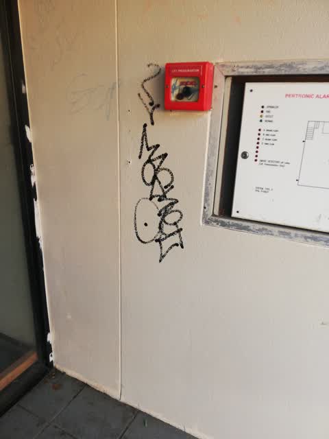 Graffiti, a report photo