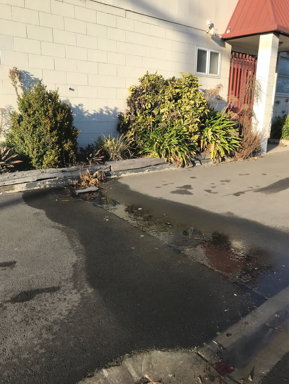 The photograph attached to this wastewater/stormwater report