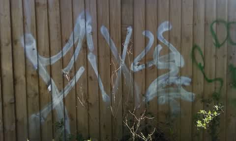 Graffiti, a report photo
