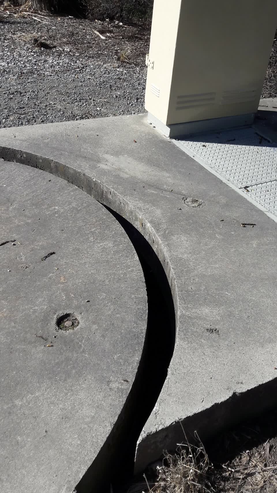 The photograph attached to this wastewater/stormwater report